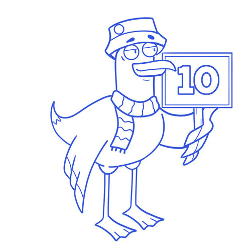 Diseño de We need a Seagull mascot de Cara Mel