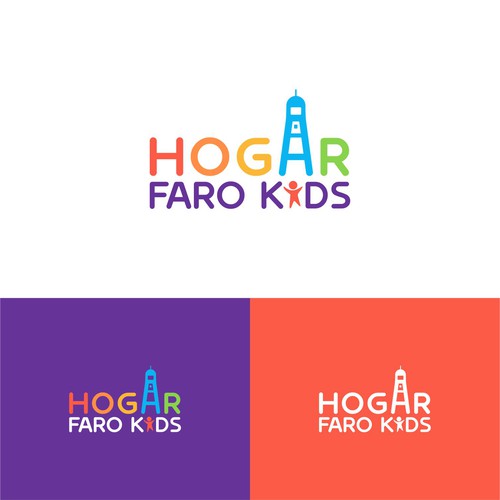 Design a kids logo for an orphanage. Design by Logood.id