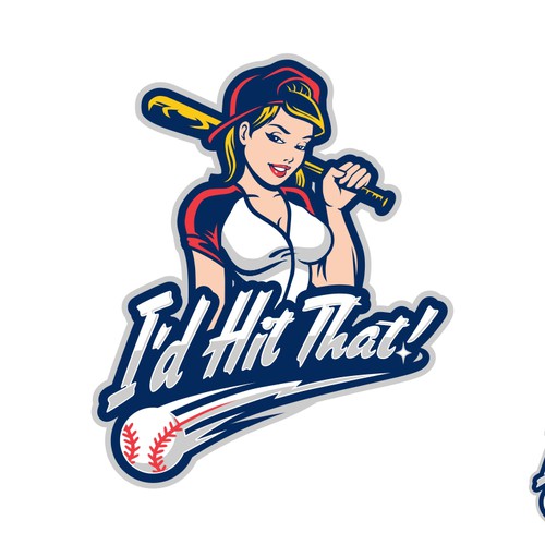 Fun and Sexy Softball Logo Design by -RZA-