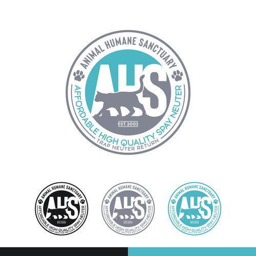 99NONPROFITS: Classy Logo For High Quality Low-Cost Spay Neuter Clinic & Animal Welfare Organization Design by B"n"W