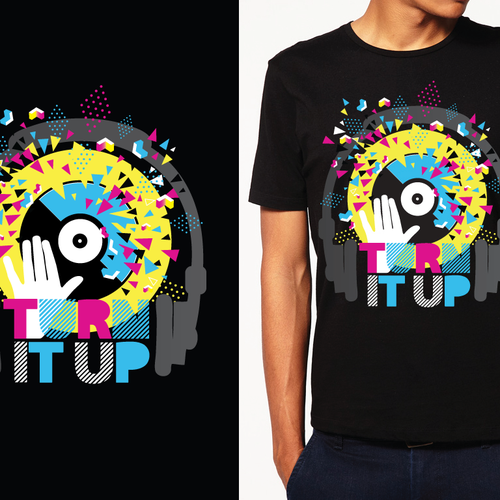 Dance Euphoria need a music related t-shirt design Réalisé par Eday Inc.