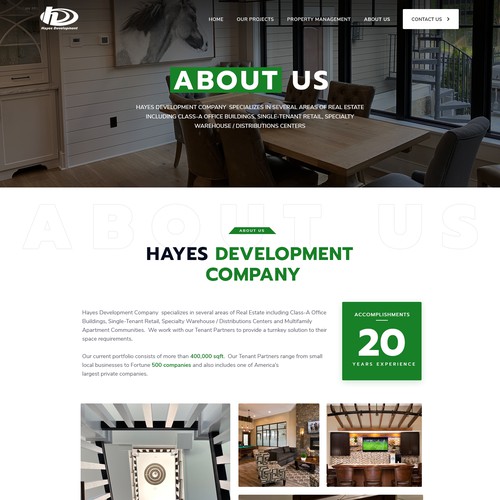 **Upgrade** existing website.  Tons of High Res existing imagery! Design by FuturisticBug