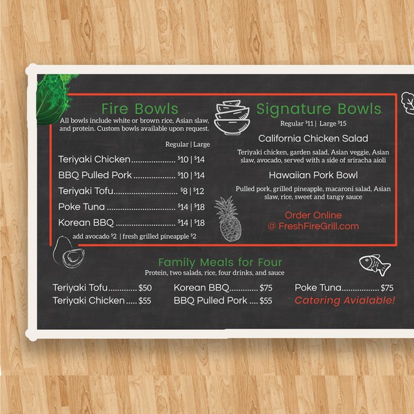 Jerseys restaurant and lounge Menu contest 99designs