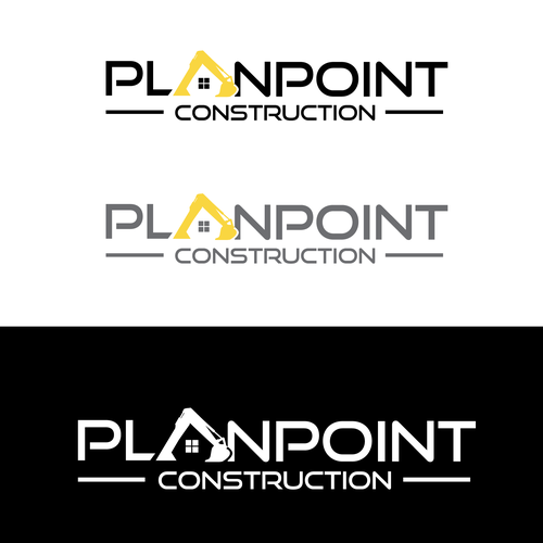 PlanPoint Construction Logo Needs A Remodel Design by nmxdsgns™