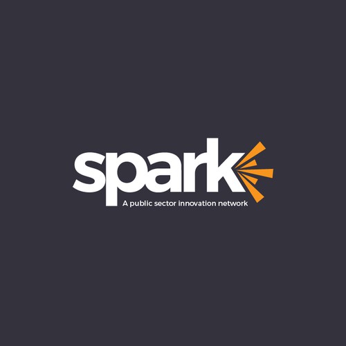 Spark a logo for a world-first network Diseño de Blanc_
