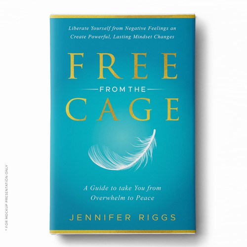 Free From the Cage book cover--Self help/emotional freedom Design by Klassic Designs