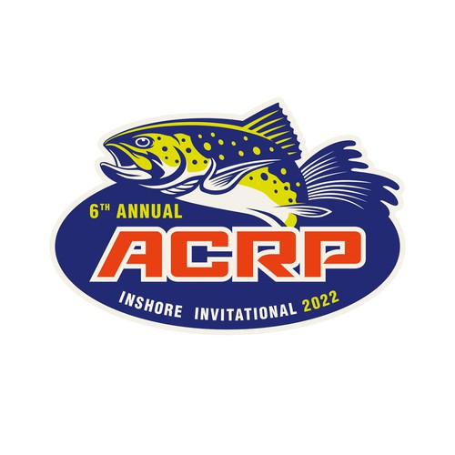 ACRP Fishing Tournament LOGO with fish illustration Design by eselwe