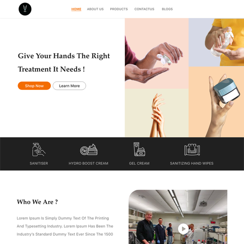 Web page design contest entry by hemadesigner