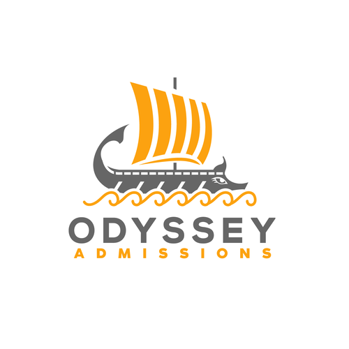 Modern visual of the "The Odyssey" (boat, Greek mythology, etc.) Réalisé par lostfortydesigns