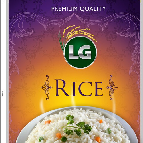 Need a product label for rice bag. | Product label contest