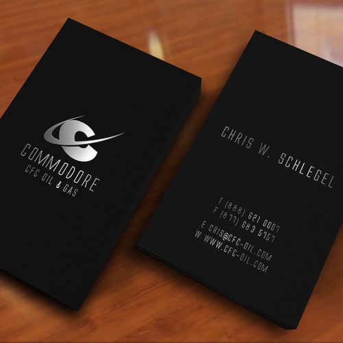 Create the next business card for CFC OIL AND GAS  Design by MirelaS