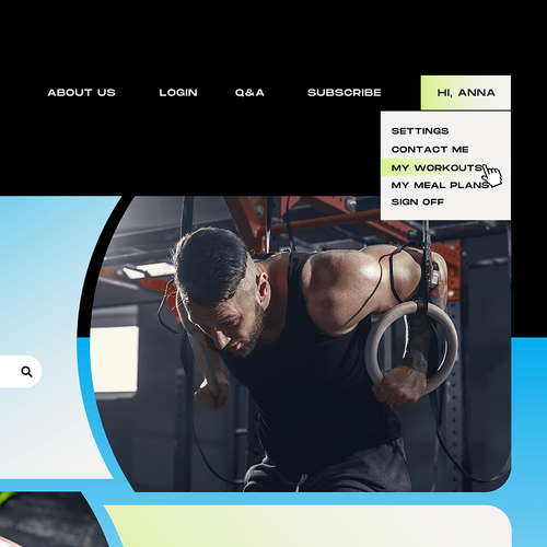 Web page design contest entry by Design Cue