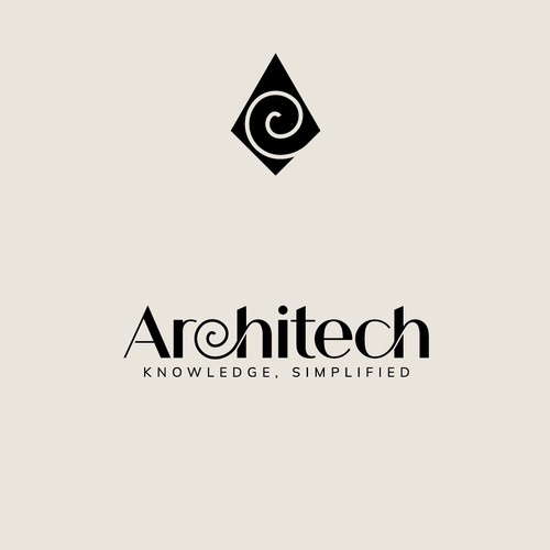 Brilliant logo required for knowledge oasis in an age of cognitive overload! Design by Giunise