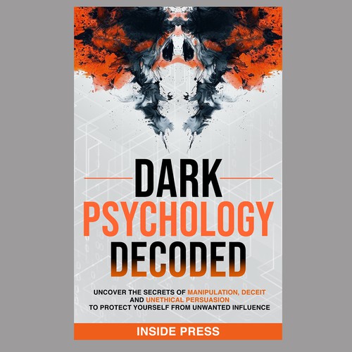 Intriguing Cover for Book on the "Mysteries of Dark Psychology" Design by Alexa Jones
