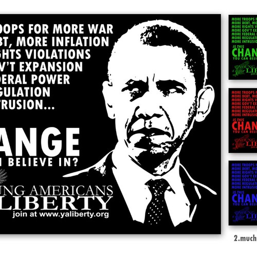 Barack Obama Design by 2.much.coffee.man