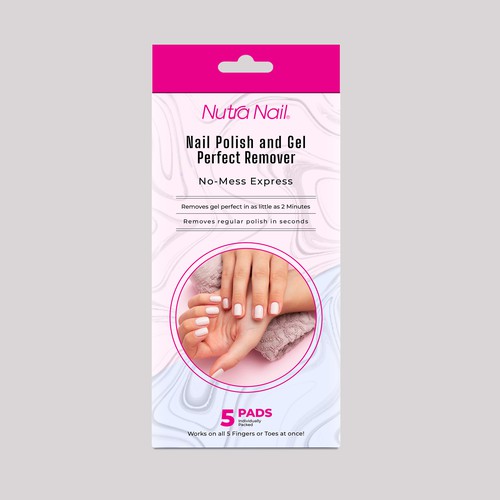 Nutra Nail Gel Remover Design by H_IMAM