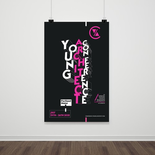 Poster Design for Millennial Architecture Conference Design by Adobian™