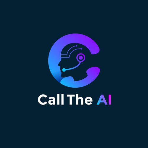 AI Communication Logo Design by yudilima