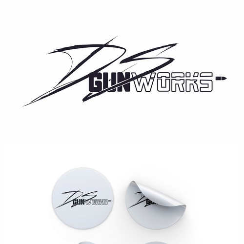 Create a dope industrial / abstract logo for a custom handgun building company Design by Alex V. Miclaus