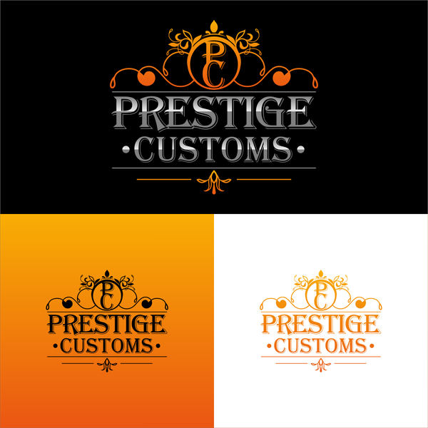 Design by fenora titled "logo prestige customs"
