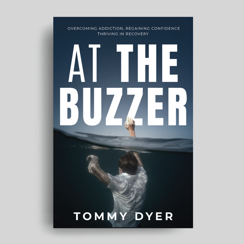 Book cover for inspirational, comeback story out of addiction into recovery! Design by ritasriharningsih