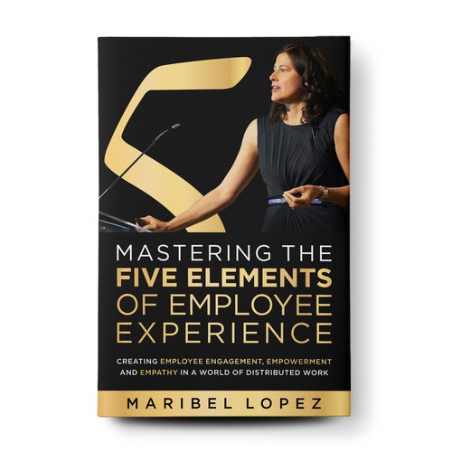 Mastering the Five Elements of Employee Experience  Book title Design by U.T