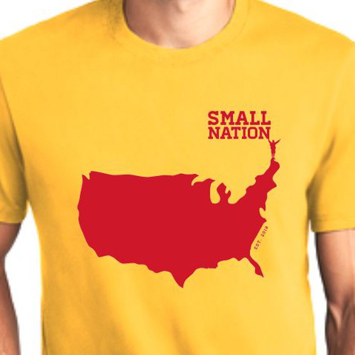 Small Nation T-Shirt Design Contest Design by BRTHR-ED