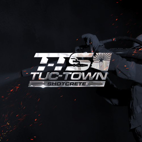 Industrial theme logo with a combination of company name & image for a Shotcrete company in Arizona Design by Insfire!