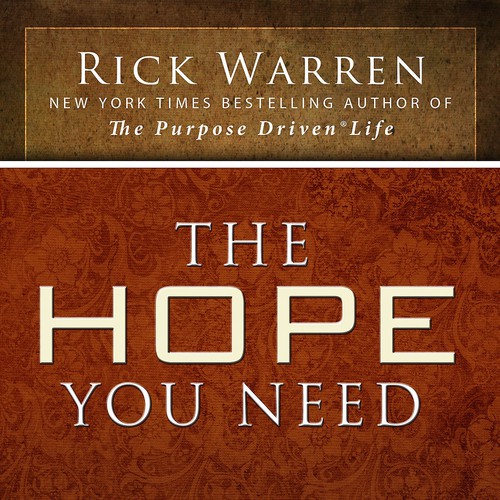 Design Rick Warren's New Book Cover デザイン by Brotherton