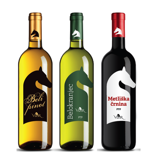 Bottle label design for wine cellar Vizir Réalisé par gregorius32