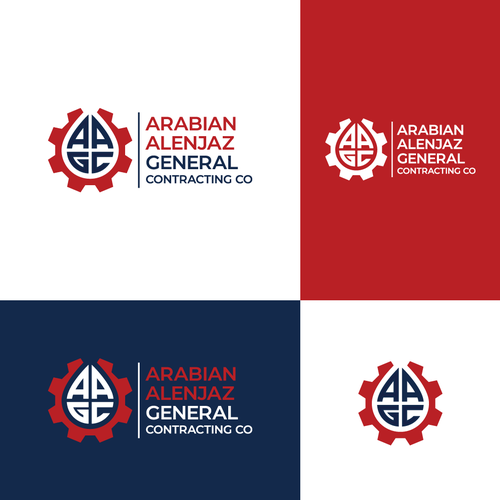 “Modern Industrial Logo for AAGC – Construction & Contracting Company” Design by CaptainZZ