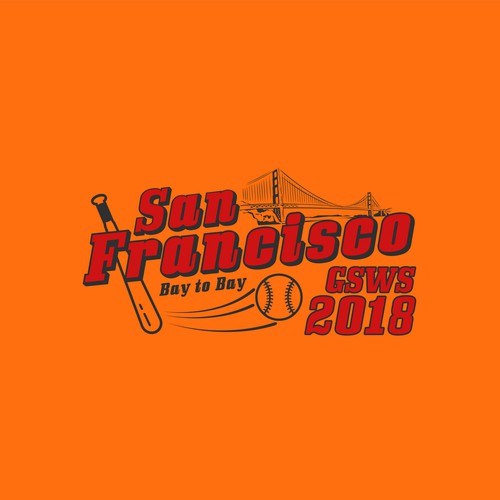 Design a Bold T-Shirt for San Francisco Athletes going to Softball World Series! Design by LetterH
