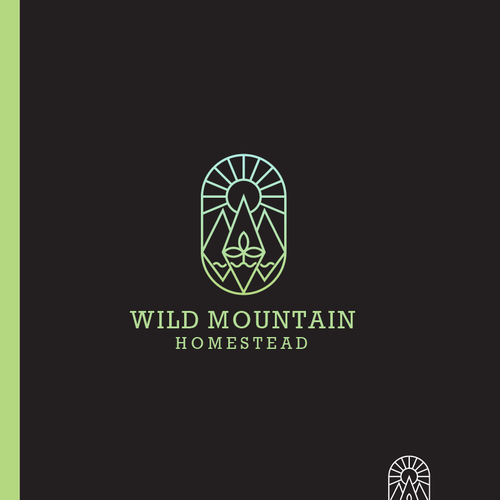 Artistic modern logo needed for a mountain-top flower farm. Design von zoroid