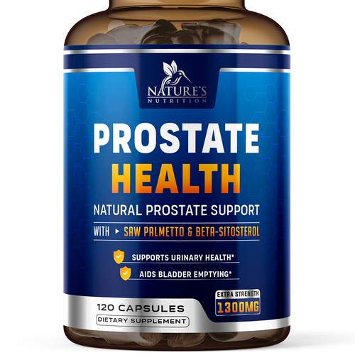 Nature's Nutrition needs a Men's Prostate Health product label Design by ZAKIGRAPH ®