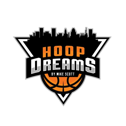 Create a sleek, athletic logo for Hoop Dreams by Mike Scott Design by JK Graphix