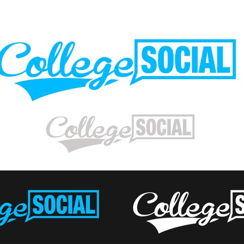 logo for COLLEGE SOCIAL Design by Kevin Olsson