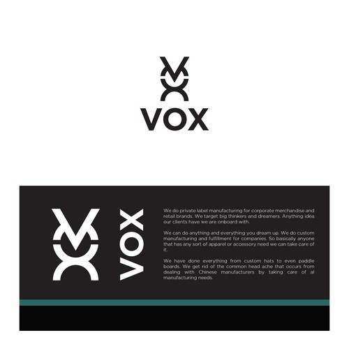 Vox Marketing rebrand Design by YDesign27