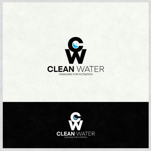 Simple Clean Logo for Water Filtration Company Design by namanama