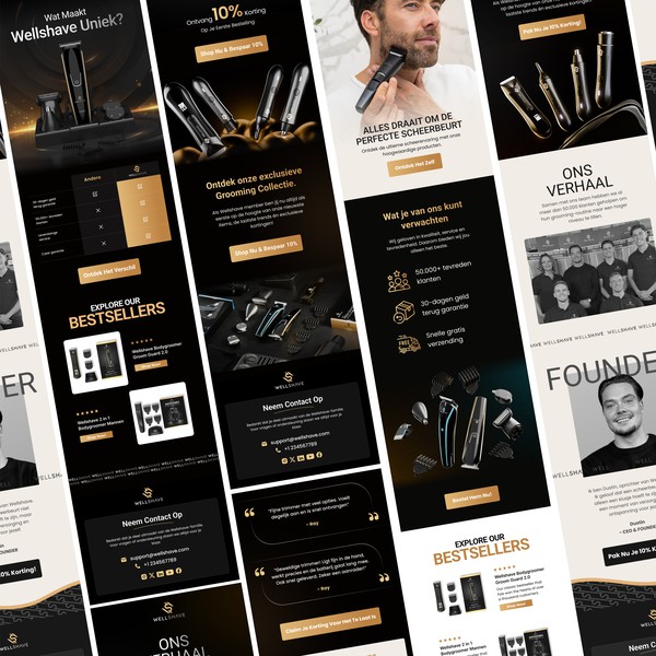 WelllShave – Email Design Flows