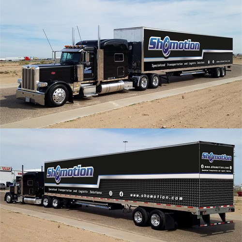 Shomotion Trailer Graphic's Wrap Design by Alex V. Miclaus