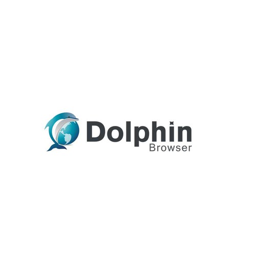 New logo for Dolphin Browser Réalisé par miracle arts