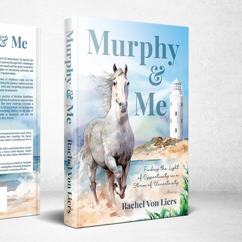 Creative and beautiful cover for a book in beautiful nature for horse lovers Design by The Odd Seed