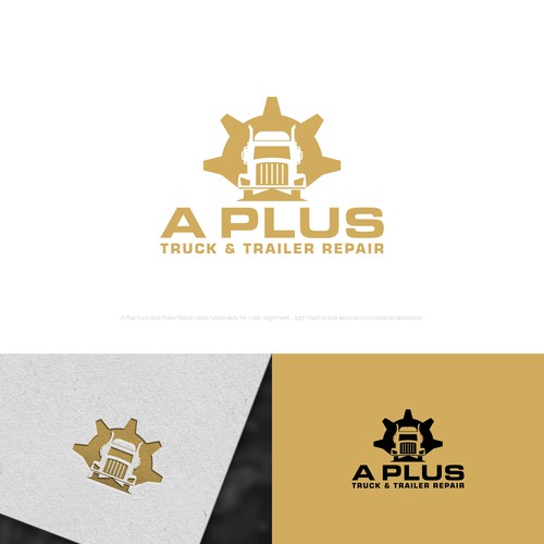 Design a modern logo for an upcoming truck/trailer repair service company Design réalisé par Dezineexpert⭐