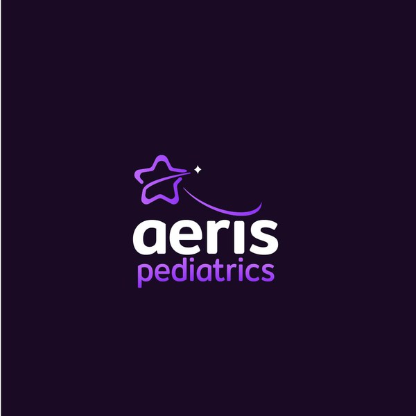 Bold logo concept for pediatric clinic