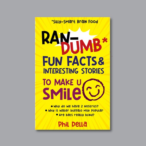 Ran-Dumb Fun Facts Book Cover Design by Desry