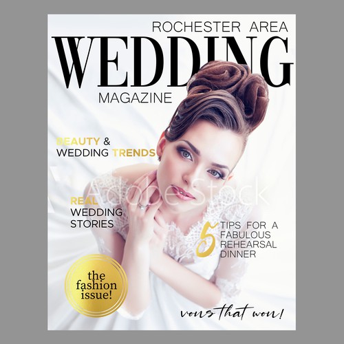 Wedding Magazine Cover Design réalisé par M O N O L I T H