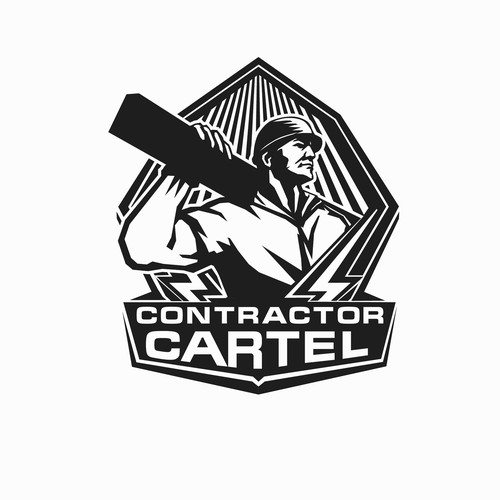 Manly LOGO for the Contractor Cartel-ontwerp door sowza