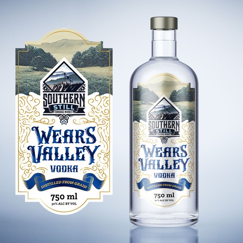 Wears Valley Vodka Design by Bee Man