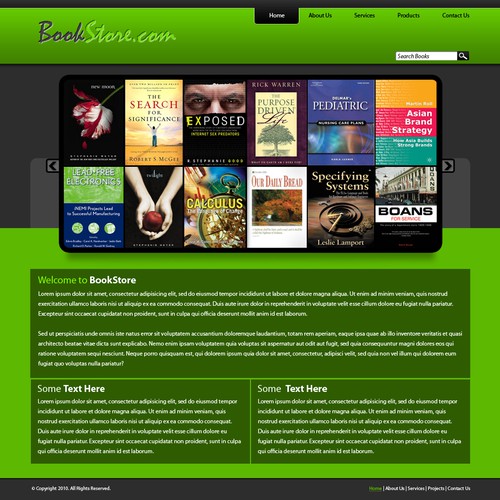 1-3 Page Website Template Design von zetzab