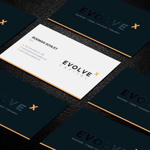 Design a Powerful Business Card to Bring EvolveX Capital to Life! Ontwerp door Rakibh
